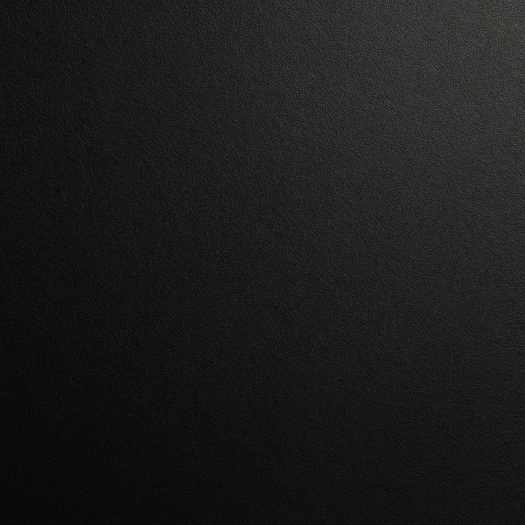 Matte Black Alloy Material Sample